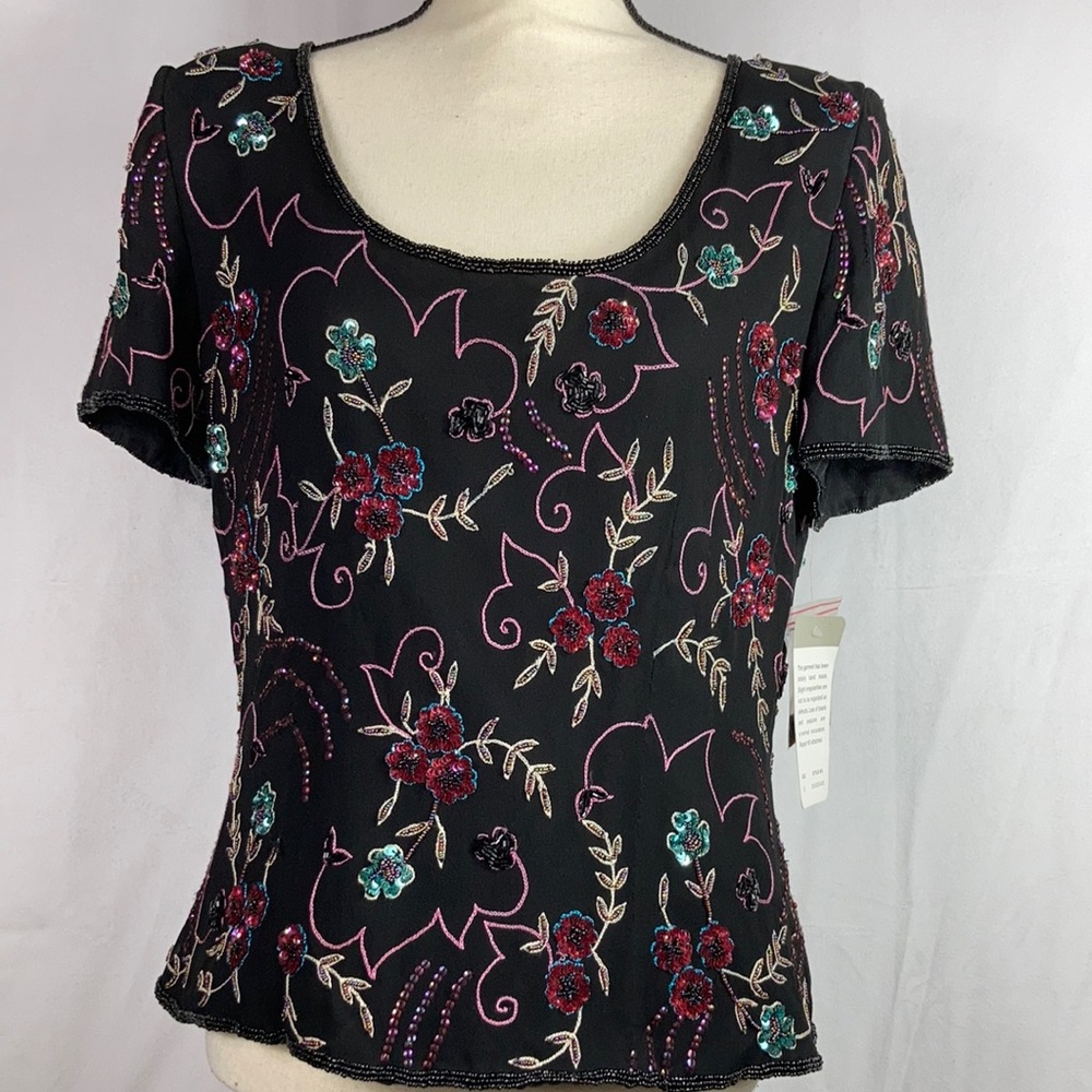 Appellate Boutique Evening XL 100% Silk New with Tags